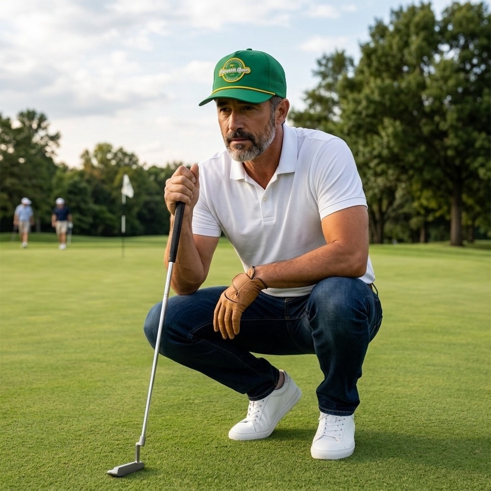 Pukka WM Phoenix Open 2025 TPC Scottsdale Green Rope Snapback Golf Hat Mens OSFM